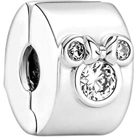 BEEUVIP Clip per le orecchie Charm per bracciali, ciondoli in argento 925, perline per collane, per la festa della mamma, compleanno, regalo di Natale