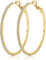 MOROTOLE 14K Gold Strass Ohrringe Mode Dünn Groß Reifen Ohrringe Hypoallergen Gold Reifen Ohrringe Frauen Mädchen Schmuck Geschenke 20/30/40/50/60/70mm Gold Reifen Ohrringe