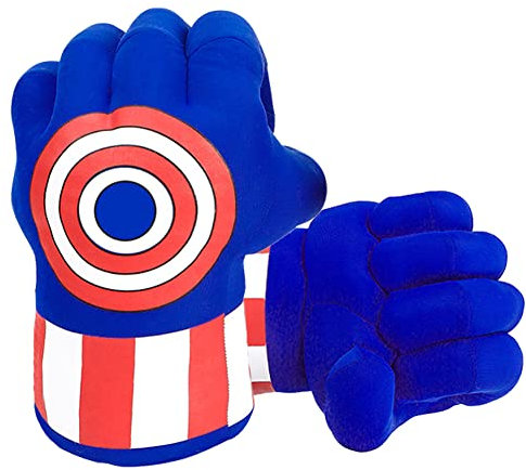 Superheld Handschuhe, Superhero Smash Fäuste, Boxhandschuhe Superheld Plüsch für Kinder, Superhelden Spielzeug Fäuste Cosplay Kostüm Spiele Spielzeug für Geburtstag Weihnachten Geschenk