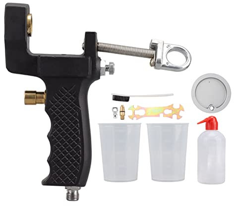 Legierter Stahl,Gelcoat-Sprühpistole, Tragbarer FN5 5/32-Zoll-Düsen-Harz-Luftsprühbecher, Gelcoat-Sprühgerät Mit Bechern Mit Großem Fassungsvermögen Für Trennfilme, Gipsspritzen, Werkzeugbearbeitung