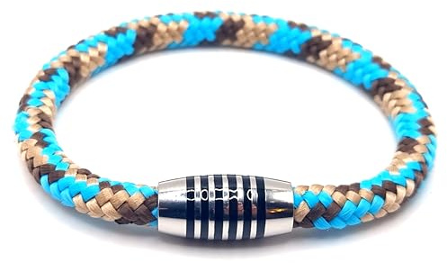 Generisch JoJewelry Armband in verschiedenen Farben mit Edelstahlmagnetverschluss (Skyland, 22.00, Zentimeter)