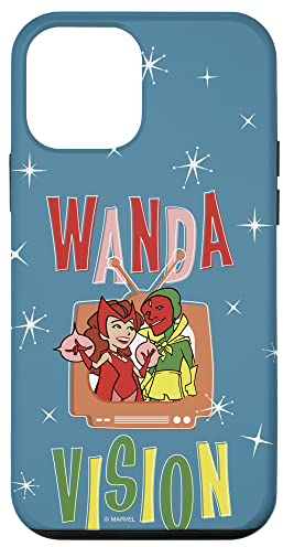 Hülle für iPhone 12 mini Marvel WandaVision Wanda & Vision Retro-Fernseher