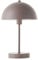 mokebo® LED Tischlampe kabellos, Akku Tischleuchte dimmbar & aufladbar mit USB-C 'Der Leuchtturm', Vintage Flowerpot Lampe, Pilz Lampe & Nachttischlampe Taupe Metall mit Batterie, warmweißes Licht