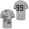 NY Jersey Herren New York 99 Baseball Trikots Shirts Hip Hop Button Down für Party Weihnachten Grau, GRAU, XL