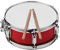 Rullante 12 Pollici,SHUAIGUO Rullante Batteria con bacchette Tracolla Chiave Strumento a percussione per studenti Principianti Rullante da marcia Set rullante portatile