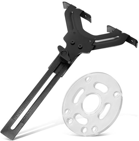 Router-Bordführung mit Routerunterbasis für DE-WALT DNP618 Medium DNP613 Kompakt-Router mit fester Basis und schneller Verbindung zum kompakten Router mit fester Basis