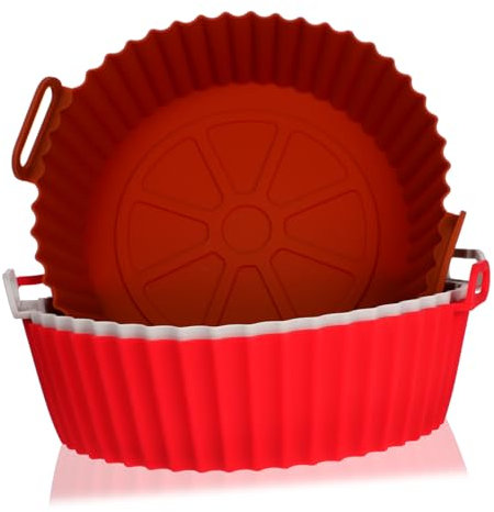 Mikinona 3st Bratpfanne Mikrowellen-liner-pad Heißluftfritteuse Für Antihaft-korbmatten Heißluftfritteusen Mikrowellen-dampfgarer Antihaft-fritteuse Luftfritteuse Pergamentpapier Kieselgel