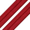 1m Einfassband 20mm hochelastisch 44% Elastan gefalzt Meterware Faltgummi Schrägband Farbwahl, Größe:20mm, Farbe:bordeaux