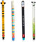 LEGAMI - 4er Set Gel-Radierstifte, Stifte mit radierbarer Tinte, Biene, Lama, Panda und Pinguin, Radierbar ohne Blatt zu verbrauchen, 0,7 mm Spitze