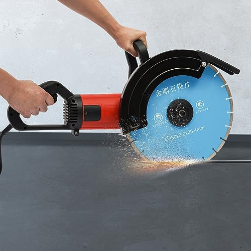 Rainureuse murale 3,5 kW – Vitesse de 3800 tr/min – Découpe sans poussière – Rainureuse à rainurer, fraise à joints, scie circulaire