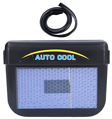 Solarbetriebener Auto-Ventilator, Solar-Auto-Abluftventilator, Auto-Fenster-Lüftung, Fenster, Windschutzscheibe, Automatische Entlüftung, Kühlventilator, Auto