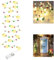 SIGANDG LED Lichterkette(ohne Batterie), 2 Meter 20 LED Micro Silberdraht Lichterkette Innen Batteriebetrieben für Party Weihnachten Hochzeit Halloween Innen Deko, Warmweiß