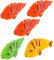 Toyvian 5 Pièces Poisson à Bascule Jouets de Robot Bain pour Bébé Réservoir Robot à Remonter de Poisson Mécanique d'eau Plastique DéVeloppe La Motricité Et Apporte de La Joie