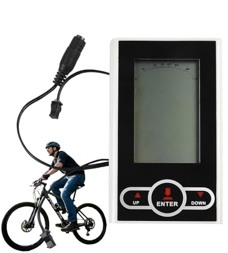 Analoger Fahrrad-Tachometer, Trainingscomputer mit LCD-Display – Geschwindigkeitsmessung, Kalorien- und Entfernungsmessung, Fitness-Zubehör für Indoor-Radfahren