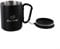 Adventure Gear, tazza impermeabile in acciaio inox con coperchio sicuro e gancio a moschettone (300 ml)