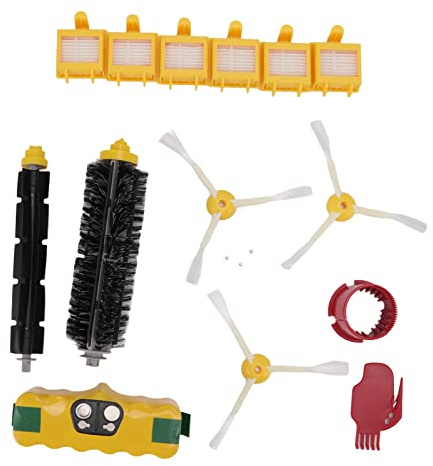 Pilipane 3500 mAh NiMH-Akku, Bürstenfilter-Set, Ersatzteile mit hoher Kapazität, kompatibel mit, Allen Modellen, Kehrmaschine, ABS-Material, 725 g
