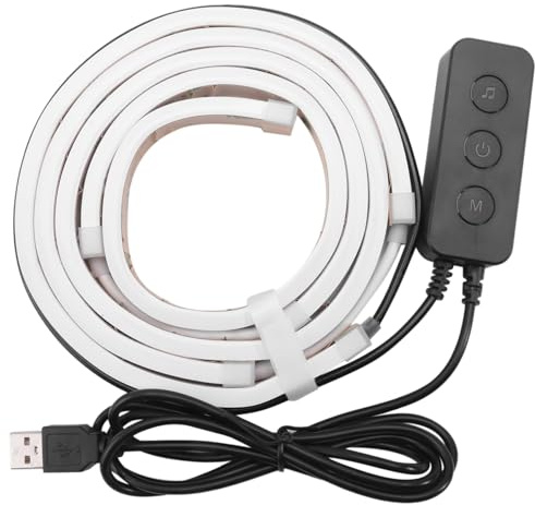 Aribrnten Gaming Lights Strip Monitor Backlight RGB LED Sync Light Strip Computer Smart PC Display DIY Decor for 32 Inch Monitor