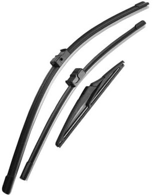 Scheibenwischer Autowischer Für Opel Für Astra H Für GTC 3-Türer 2004–2009 LHD Vorne Und Hinten Wischerblätter Set Scheibenwischerblatt 22189