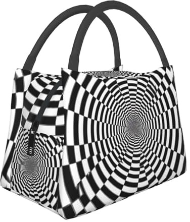 FLYIFE Isolierte Lunchtasche mit Aluminiumfolienfutter, tragbare Kühltasche, Lunchbox, Tragetasche für Picknick, Arbeit, Schule, Reisen