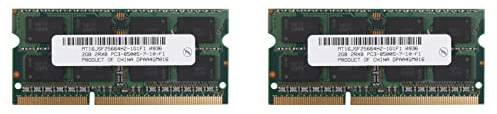 Xnuiasqe 4X RAM per Notebook DDR3 da 2 GB 2RX8 PC3-8500S RAM per Notebook da 1066 MHz 204 Pin 1,5 V