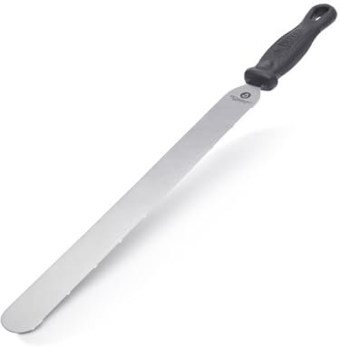 DE BUYER -4234.35 -scie a genoise crantee fkofficium 35cm, Gris