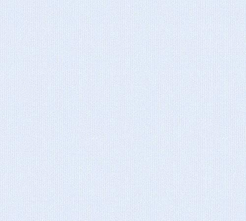 Esprit Vliestapete Play in Summer Tapete Uni gestreift 10,05 m x 0,53 m blau Made in Germany 936196 93619-6