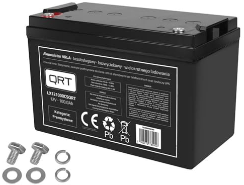CSSB Batteria gel 12V, 100Ah 360 mm x 200 mm x 270 mm