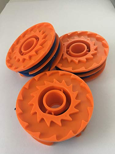 Garden Machinery Spares 3 Pack Spool & Line Fits Argos McGregor MET6032 MET4530 MET3525 Trimmer
