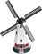 Solar-Windmühle mit Beleuchtung