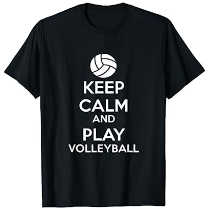 Keep Calm And Play Pallavolo Maglietta