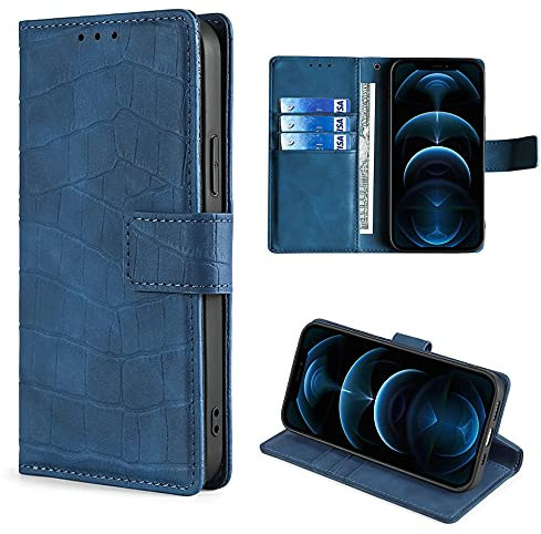 HUAYIJIE GKFGEY Flip Coque pour Kapsys Smartvision2 Premium Coque Phone Case Cover Etui Housse [Bleu]