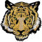 Große Tiger Aufbügeln Patches, 25.4 cm gestickte Aufnäher für Kleidung, Big Tiger Aufbügeln Stoff Paste für Jacken Decke Jeans Vintage Stoff Aufkleber Reparatur Cool Sew On Patch