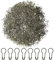 Ruidee 1000Stück Sicherheitsnadeln Metall Kürbis Förmige Sicherheitsnadeln Calabash Pin Kleidung Etiketten Perlennadeln (Bronze)