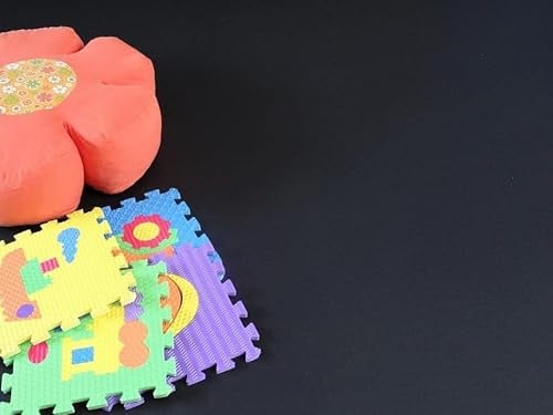 PVC Bodenbelag Vinylboden in Uni schwarz, Zuschnitt (4m breit, 4,5m lang)