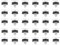 FanPaYY 30pcs Clips de Fixation Attaches Garniture, Voiture Panneau de Porte Intérieures Clips Plastique, 7703077476 Compatible avec Peugeot 308 Citroën DS4 Renault Me-Gane 3 Laguna 3