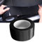 Auto Einstiegsleisten Aufkleber, Auto Gummi Stoßstange Spoiler Kantenschutz Carbon Anti Scratch Aufkleber Universal Autotür Schutz(7 cm * 3 m schwarz)
