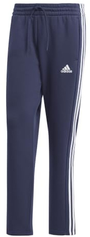 adidas Mens Essentials 3-Stripes Regular Tricot Pantspants, Ink, Small