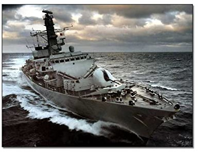 TSALF Leinwand Wandkunst Malerei Kein Rahmen Schiff Kriegsschiff Meer Poster 50x70cm