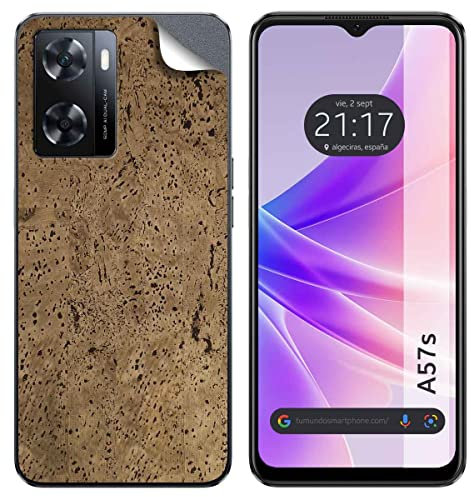 Aufkleber Vinyl Selbstklebend Körnung Kork fur Oppo A57s