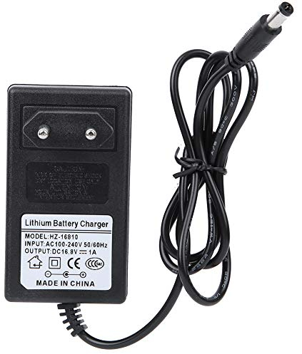 Ejoyous Massagepistole Ladekabel 25V, Stecker Adapter Netzteilkabel für Massagepistole Muscle Universal Adapter Schalter Netzteil (Europäische Vorschrift 16,8 V)