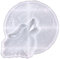 Yunnan Wandbehang Harz Formen Wolf Silikonform Halbstereoskopische Epoxidform für DIY Handwerk Valentinstag Home Dekoration Wolf Ornamente Formen für Epoxidharz