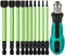 K Kwokker 10pcs Hex Head Allen Wrench Drill Set, H1.5-H12 1/4 Hex-Shank S2 Steel Bits, 100mm Screwdriver With Mini Handle and Long Allen Key