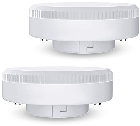 BVCL GX53 LED Lampen, 10W GX53 LED Birnen 1000LM Kaltweiß 6000K, AC 220-240V Nicht Dimmbar Kein Flackern, 2 Stück