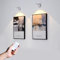 Vicloon Aplique Pared Interior,2pcs Lámpara de pared LED con 3 Modos de Color,Lámpara de Pared Recargable Regulable,Luz de Pared de Interior Giratoria de 360° con Carga USB,Apliques Pared Dormitorio
