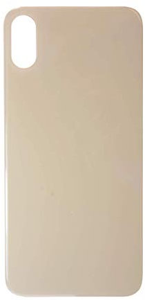 fonefunshop Glass Back Compatible With iPhone XS Max Plain in Gold