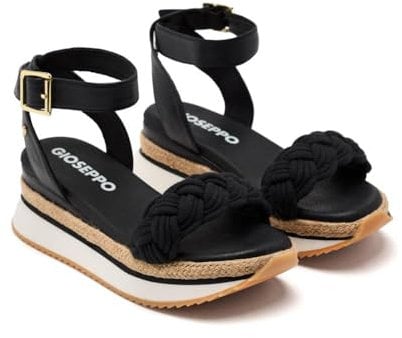 GIOSEPPO Sandalias Trenzado Plataforma Rafia Hampstead
