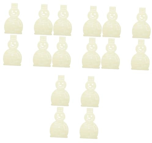 Cabilock 16 Piezas Bolsa De Cubiertos Bolsas De Tela Para Vajilla Porta Cubiertos Para Fiesta Cubiertos Muñeco De Nieve De Bolsa De De Navidad Tela De