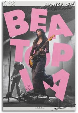 JVNALwnkv Beabadoobee Poster, Raumdekoration, künstlerisches Poster für Zimmer, ästhetische Leinwand, Wandkunst, Schlafzimmerdekoration, 30 x 45 cm, ungerahmter Stil