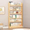 Bücherregal, Hohe Schmale Bücherwand, 3-6 Etagen Wandregal hinter der Tür für Schlafzimmer, Wohnzimmer, Büro, Platzsparender Organizer für Kinderbücher und Spielzeug