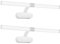 Homefire 2ER LED Spiegelleuchte Bad 60CM - Spiegellampe Badezimmer 8W Wandlampe Wand BadlampeIP44 Badleuchte Neutralweiß 4000K Modern Wasserdicht Weiß Wandleuchte für Küche Keller Badschrank